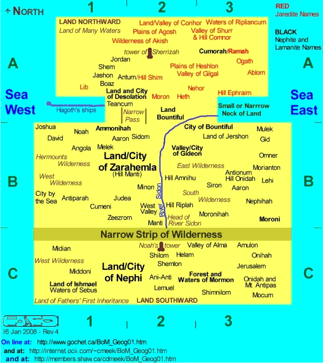 Generic Book of Mormon
          map.