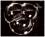 triad of bubbles
          intersecting