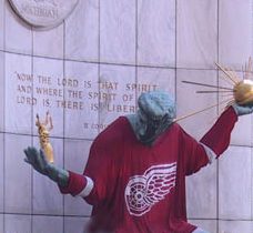 Red Wings win the Stanley
            Cup.
